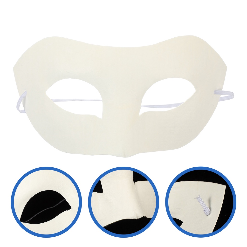 10 Chiếc Giấy Nghệ Thuật Mặt nạ Trống DIY Mặt nạ DIY Mặt nạ trống DIY Cho Hóa Trang Cosplay Đảng-Miễn Phí 12 màu sơn