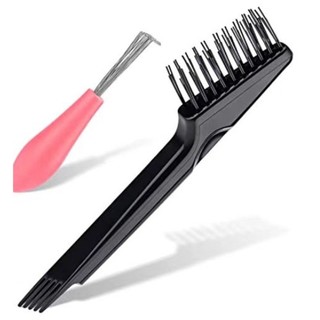 Jay Comb Hair Brush Cleaner Tay cầm bằng nhựa Bàn chải làm sạch Nhúng làm đẹp