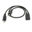 Sweet ~ Dây Cáp Chia Chữ y micro usb Bền Chắc Cho Hai Thiết Bị Giao Diện micro usb