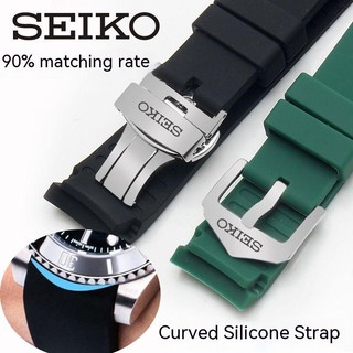 Dây Đeo Đồng Hồ Bằng Silicone Khóa Bướm Dành Cho Seiko Arc 19 20 21mm