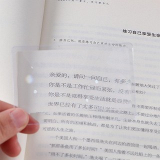 Kính lúp SENRTY trong suốt để đọc sách báo Hình dạng thẻ tín dụng Loupe