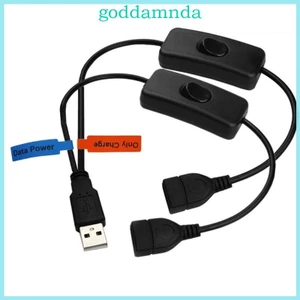 Dây Cáp Chia 1 Đầu Cắm Sang 2 Cổng Cắm USB Tiện Dụng