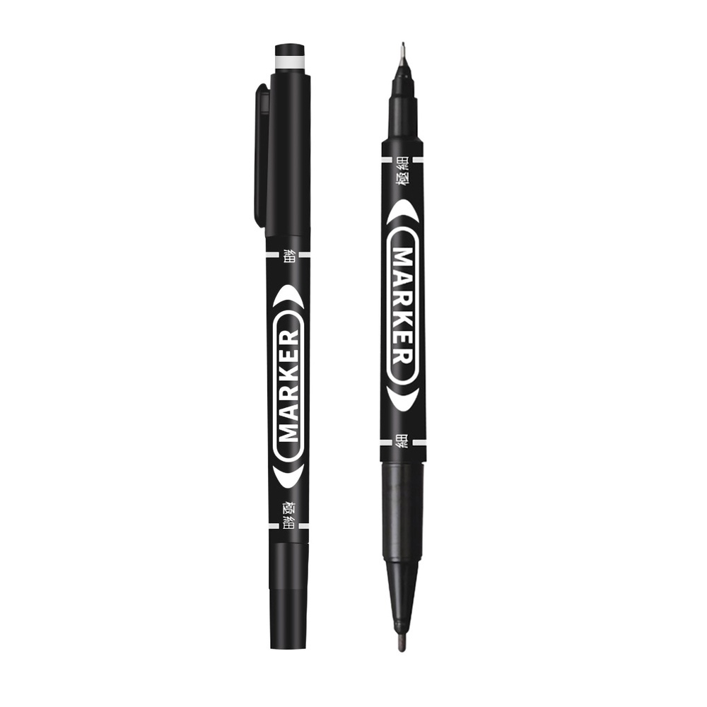 Quick-drying waterproof marker pen red blue black small