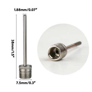 HIK 3 6 chiếc Máy bơm không khí bằng thép không gỉ Kim cho bóng đá Bóng chuyền bóng rổ