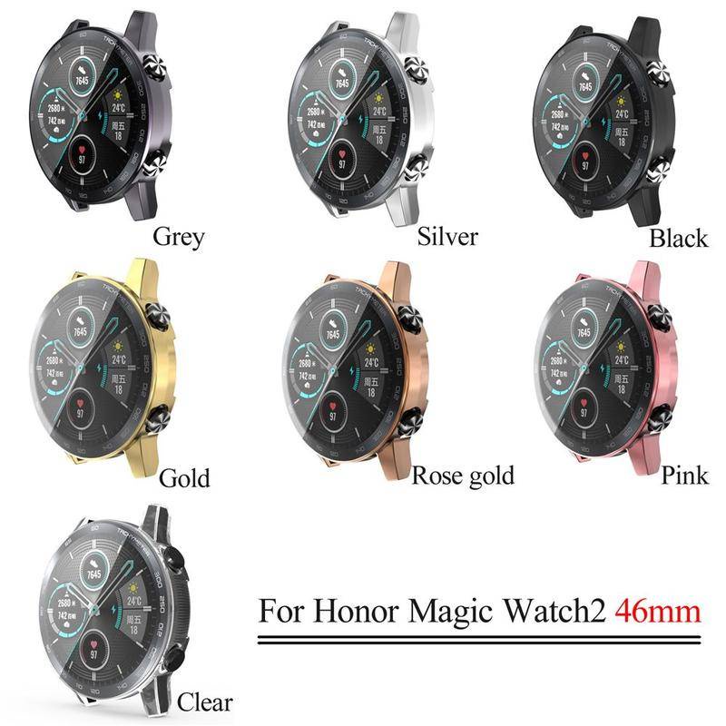 360 Full Cover Mềm TPU Đồng Hồ Dành Cho Honor magic 2 46 Mm Vỏ Bảo Vệ Màn Hình Bảo Vệ Ốp Lưng Phụ Kiện