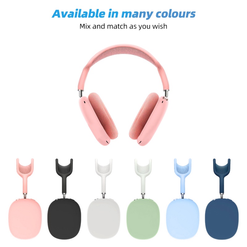Mô tả Vỏ bọc bảo vệ tai nghe Air-pods Max bằng silicon chống sốc / trầy xước HDOORLINK - 3
