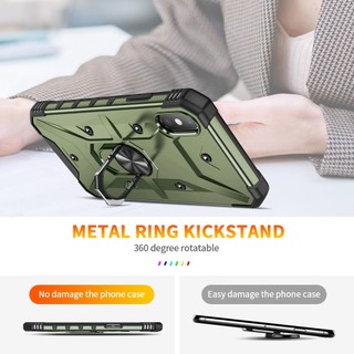 Ốp Điện Thoại Cứng Mỏng Chống Sốc Chống Rơi Kèm Móc Xỏ Ngón Cho iphone X Xs Max XR