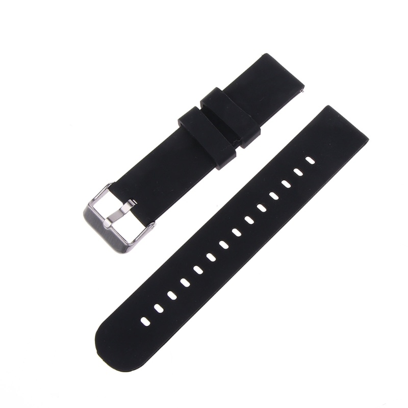 Dây Đeo Silicon Mềm Chống Nước Chống Mồ Hôi Thay Thế Cho Đồng Hồ Thể Thao 22mm 20mm