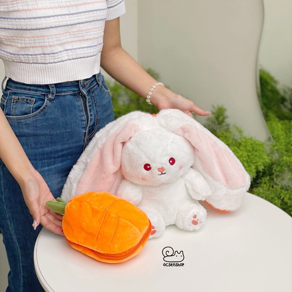 Thỏ bông cosplay trái cây