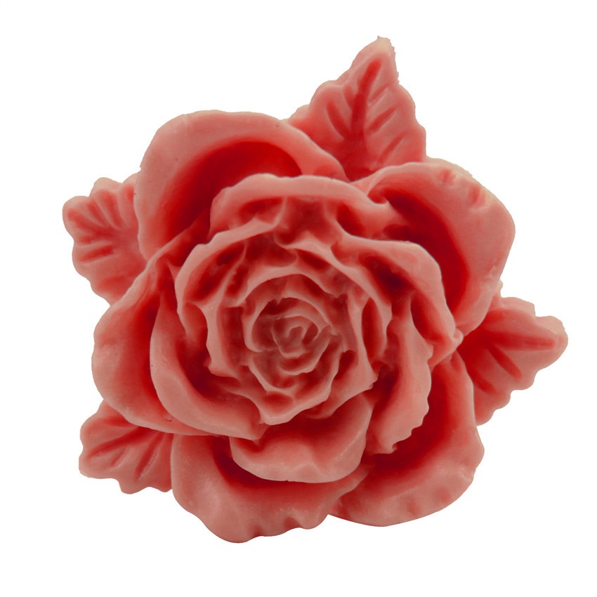 Khuôn Silicone Tạo Hình Làm Bánh Kẹo Hình Hoa Hồng 3D DIY