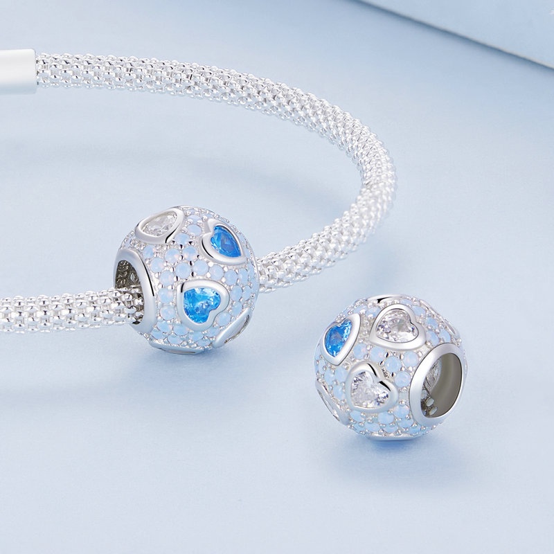 BAMOER Hạt Xâu Chuỗi Hình Sao Biển Và Rùa bạc 925