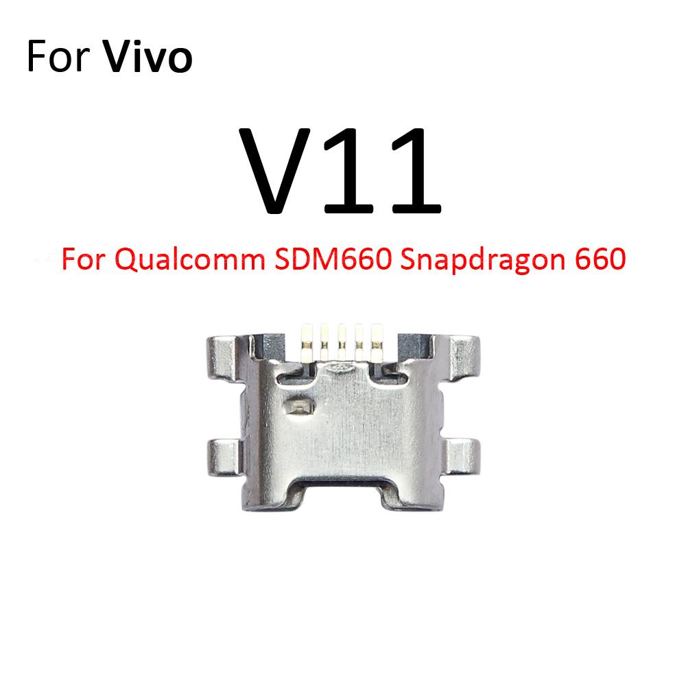 Type-c Micro USB Jack Kết Nối Ổ Cắm Cho Vivo V11 Pro V11i V15 V17 V20 SE V23 V23e 5G 4G Sạc Dock Cắm Cổng Thay Thế Các Bộ Phận