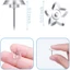 MCODECOVED Pentagram Tacks Đẩy Chân Ảnh Tập Tin Nút Chai Ban 50 Chiếc Trường Văn Phòng Ảnh Văn Phòng Phẩm Bảng Chân