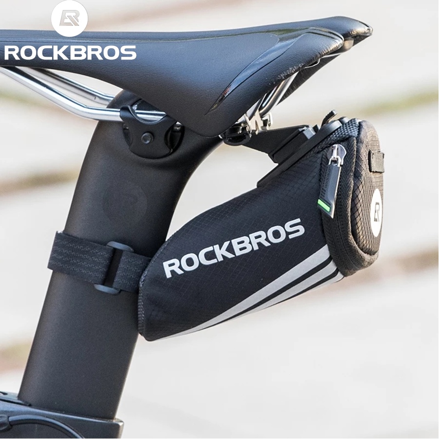 Rockbros Túi Đựng Đồ Dùng Treo Yên Xe Đạp Phản Quang Siêu Bền Tiện Dụng