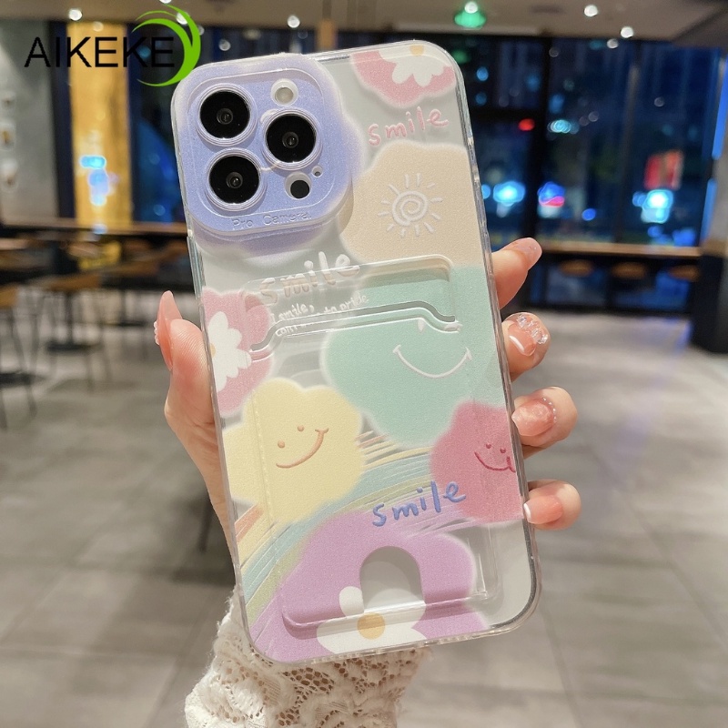 Ốp Điện Thoại Mềm Trong Suốt Có Ngăn Đựng Thẻ Cho Tecno Pova 5/4 Pro/3/2/Neo 2 4G