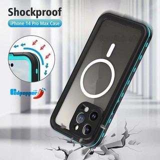 ốp 15 promax lưng chống nước Outdoor IP68 Waterproof Phone Case chống nước for iPhone 14 13 Pro Max Swimming Diving Cover for iphone 14 Plus Water Proof Case