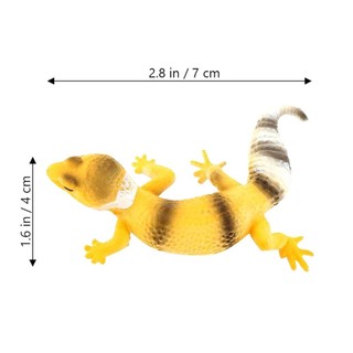 SENRTY Hình Đồ Chơi Động Vật, Gecko Prank Đạo Cụ Trò Chơi Gia Đình Mô Phỏng Nhân Vật Thằn Lằn, Đồ Chơi Nhận Thức Mới Lạ Động Vật Các Bức Tượng Nhỏ Mô Hình Hành Động Quà Tặng Trẻ Em