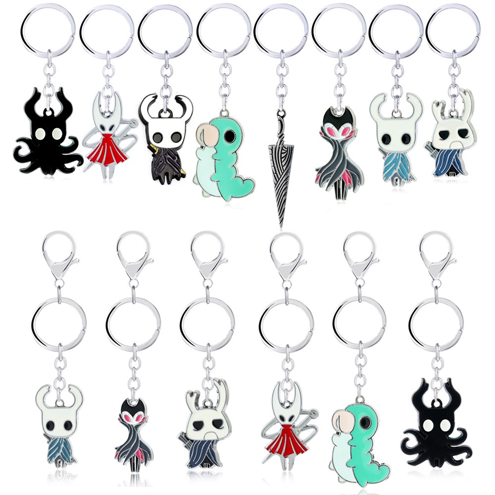 Hollow knight keychain trò chơi trang sức chuỗi chìa khóa móc khóa cho ...