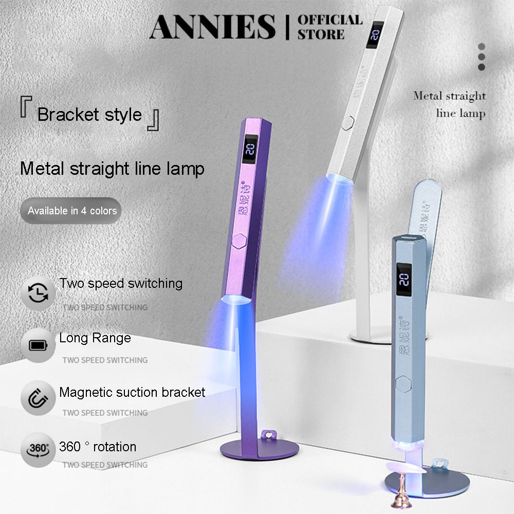Ảnh ANNIES Đèn Hong Khô Sơn Móng Tay Nghệ Thuật Công Tắc Đôi Mới Với Màn Hình Hiển 2