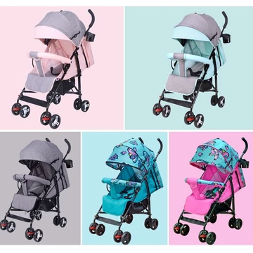 Xe đẩy em bé mới nhất ngồi xe đẩy em bé có tay cầm dù gấp gọn du lịch xe đẩy em bé/xe đẩy em bé