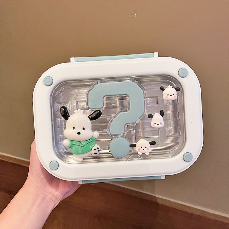 Hộp cơm Giữ Nhiệt Bằng Thép Không Gỉ 304 Họa Tiết Hoạt Hình Xinh Xắn Hộp cơm trưa inox 304  Hộp bento chó Pacha  Hộp bento hoạt hình  Hộp cơm trưa cách nhiệt  Hộp giữ nhiệt  Hộp cơm cho nhân viên văn phòng, hộp cơm cho sinh viên, hộp cơm cho sinh viên.