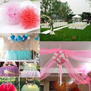 25 yards Vải tuyn Lưới DIY Váy Cưới Vải Trang Trí Sheer Cuộn Vải Cuộn Hình Cưới Trang Trí Giáng Sinh Cho Bé Trang Trí Tiệc Cung Cấp
