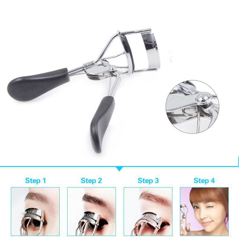 Kẹp Bấm Cong Lông Mi 3d Thiết Kế Chuyên Nghiệp Tiện Dụng
