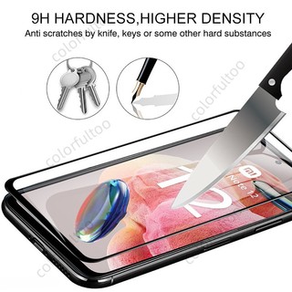 Kính Cường Lực 2 Trong 1 HD Bảo Vệ Toàn Màn Hình Cho Xiaomi Redmi Note 12 Pro 5G Note12Pro Note12 4G 5G 9H