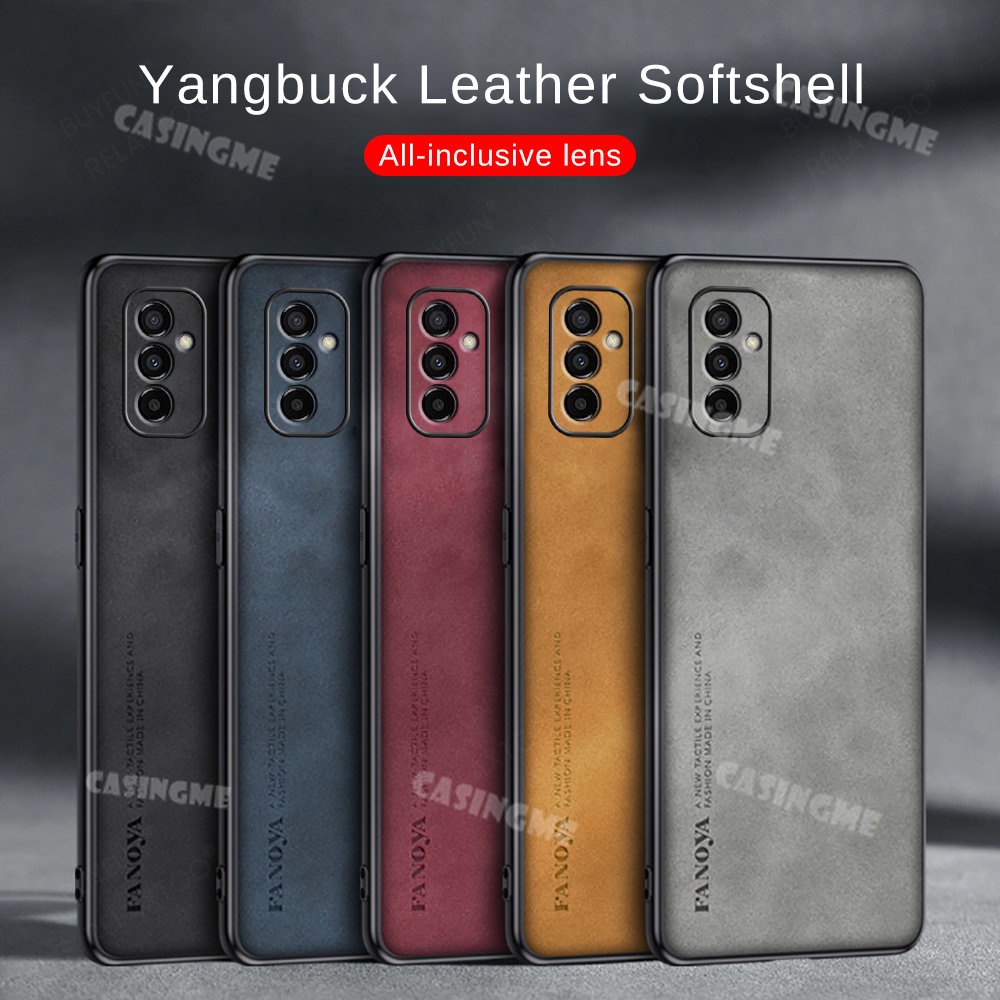 Ốp lưng da cừu họa tiết Samsung S24 FE 2024 cho Samsung Galaxy S23FE S 23 23S S23 FE S23 Plus SamsungS23FE Bảo vệ ống kính Vỏ điện thoại thời trang Ốp lưng chống sốc