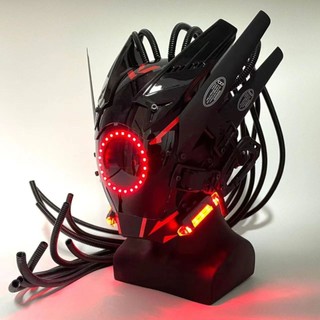 Mặt Nạ Cyberpunk Phát Quang Dùng Làm Đạo Cụ Chụp Ảnh