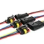 DELMER Đầu nối điện Cắm chống mài mòn Xe máy bền bỉ Nam sang Nữ Bộ cắm Nam & Nữ 1P 2P 3P 4P 5P Dây chuyển đổi