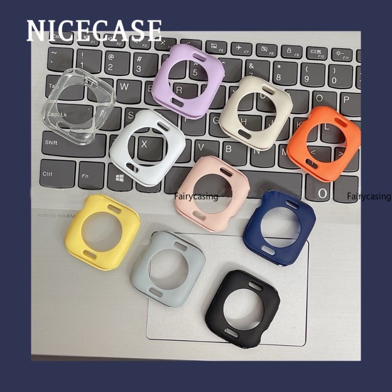 Kẹo starlight silicon Cover Cho Apple 46MM Ultra 2 Case 49mm Smartwatch Tpu Protector Ốp Lưng Accessoires Cho iwatch Series 10 9 8 7 6 5 4 3 2 1 49 Accessoires