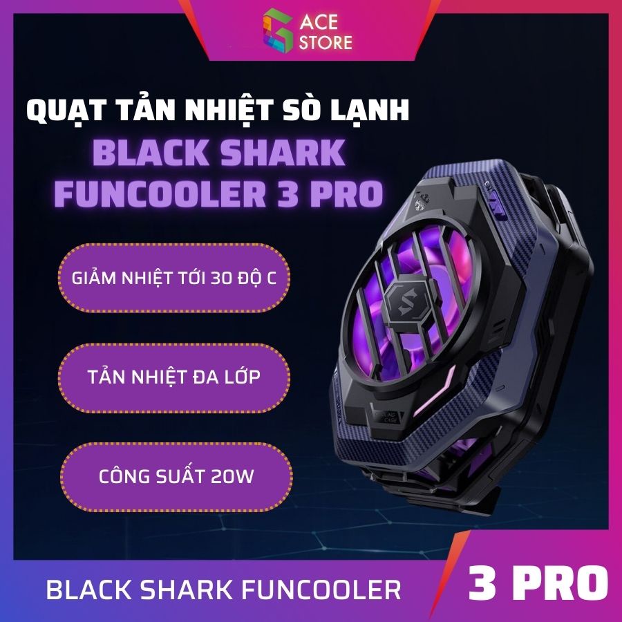 Quạt tản nhiệt điện thoại Black Shark FunCooler 3 Pro