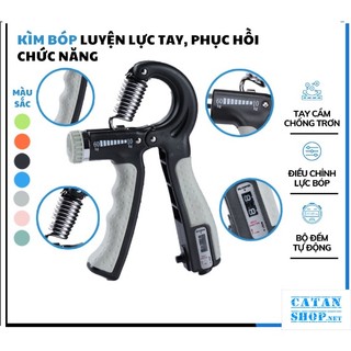 Kìm Bóp Tay, Tập Cơ Tay, Dụng Cụ Tập Gym Tại Nhà Điều Chỉnh Lực Có Đếm 5 - 60kg TT13-KimTT