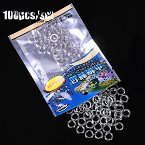 Muvako [Tất cả đều có trong kho] Set 100 đầu nối dây câu cá chuyên dụng