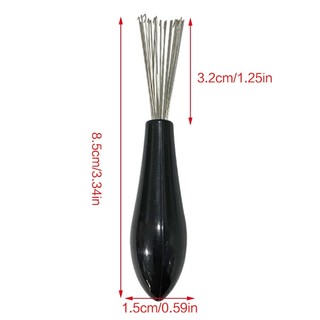 Jay Comb Hair Brush Cleaner Tay cầm bằng nhựa Bàn chải làm sạch Nhúng làm đẹp