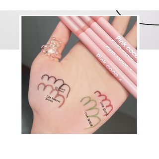 Bút Kẻ Mắt Dạng Gel Không Thấm Nước Đầu Cứng 3 Màu Tùy Chọn