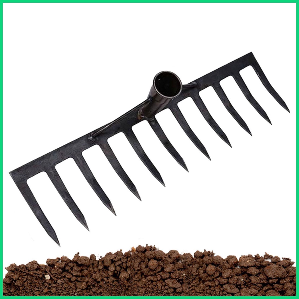 Cây Cào Đất Bằng Thép Carbon Chịu Được Sức Nặng Có Răng Sắc Bén Thay Thế Tiện Dụng Cho Sân Vườn
