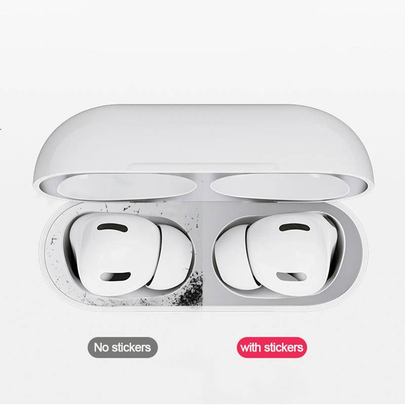 Dành Cho AirPods Pro 2 Bao Chống Bụi Chống Trầy Xước Da Miếng Dán Cho AirPods 3 2 1 Chống Bụi Bảo Vệ Phim