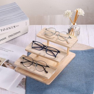 YONDR Kính Hiển Thị Giá Để Xe Nhiều Lớp Bộ Giá Trưng Bày Cho Nữ Jewerly Giá Đỡ Kính Mát Khay Đựng Retro Nam Bán Nguyệt Kính Mắt Đứng