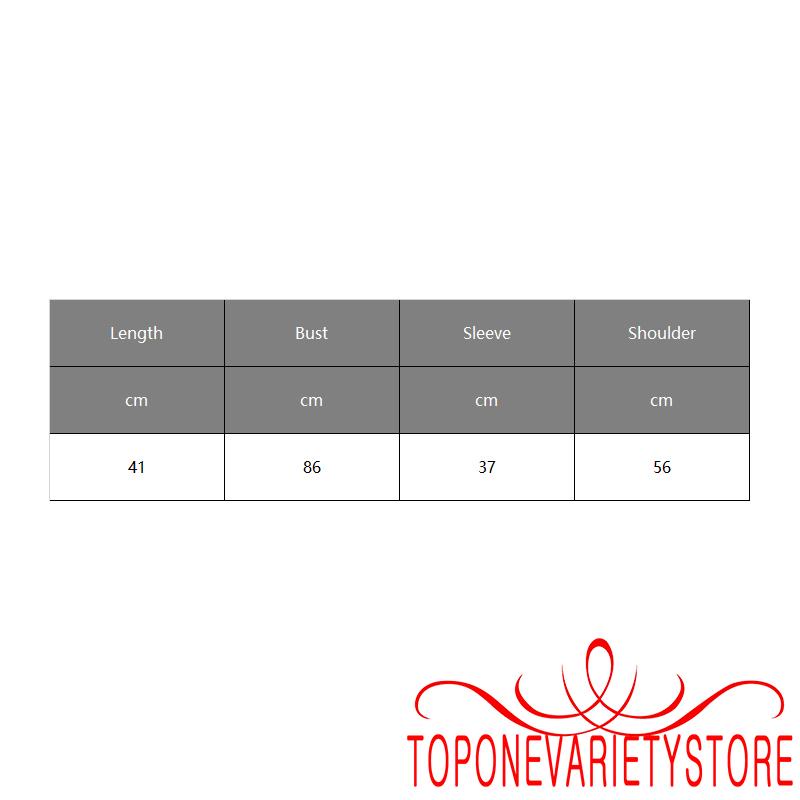 Topone-nữ Áo Dài Tay Màu Trơn Nút Thường Ngày Xuân Thu Mùa Hè Đường Phố Đảng Crop Top