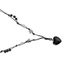 Yoo Black Gemstone-States Choker Dây Dệt Áo Len Dây Chuyền Trang Sức Cho Nữ