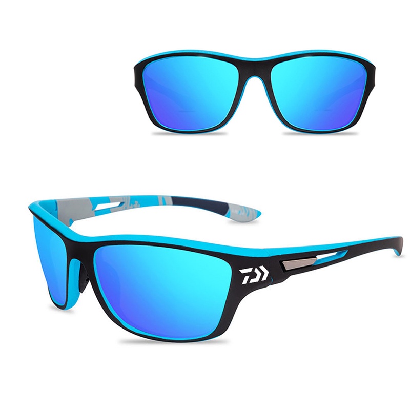 DAIWA Kính Mát Phân Cực Kính Thể Thao Unisex Kính Đi Xe Đạp Siêu Nhẹ Câu Cá Đi Bộ Đường Dài Kính Mát UV400 Thiết Bị Xe Đạp