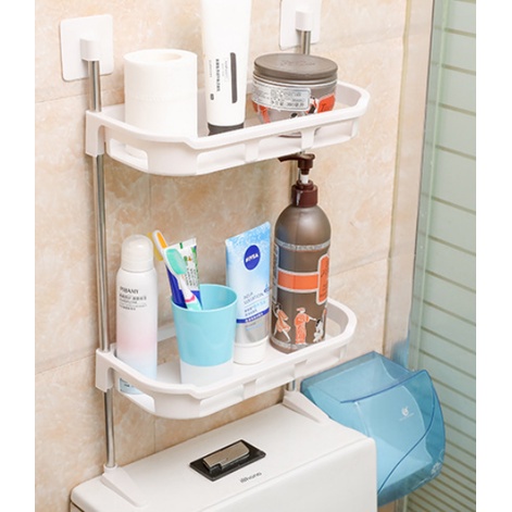 Kệ 2 và 3 Tầng Đa Năng Để Trên Bồn Cầu