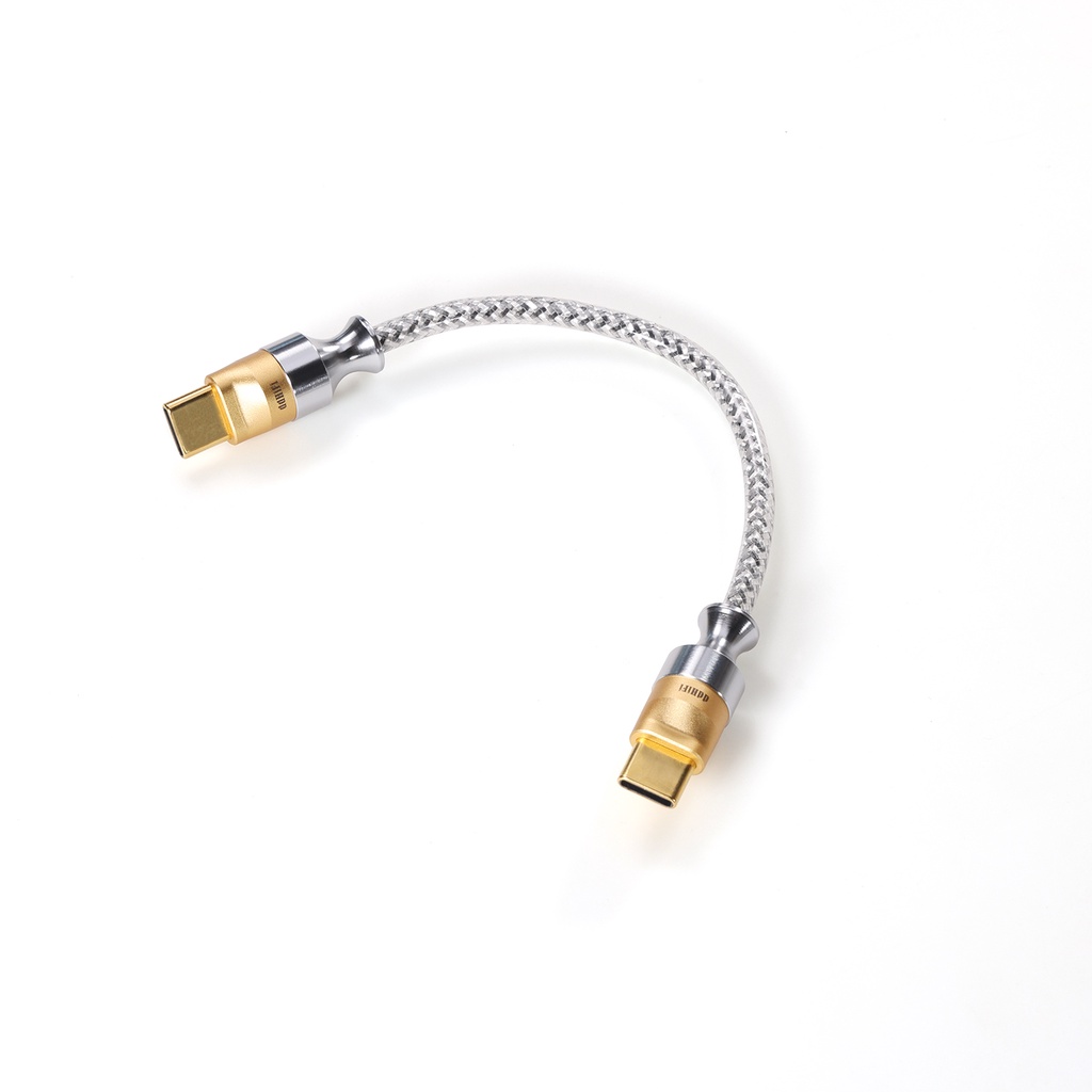 Cáp OTG USB Type C ddHiFi TC07S Nyx Series Âm Thanh HiFi Mạ Bạc Dài 10cm / 50cm