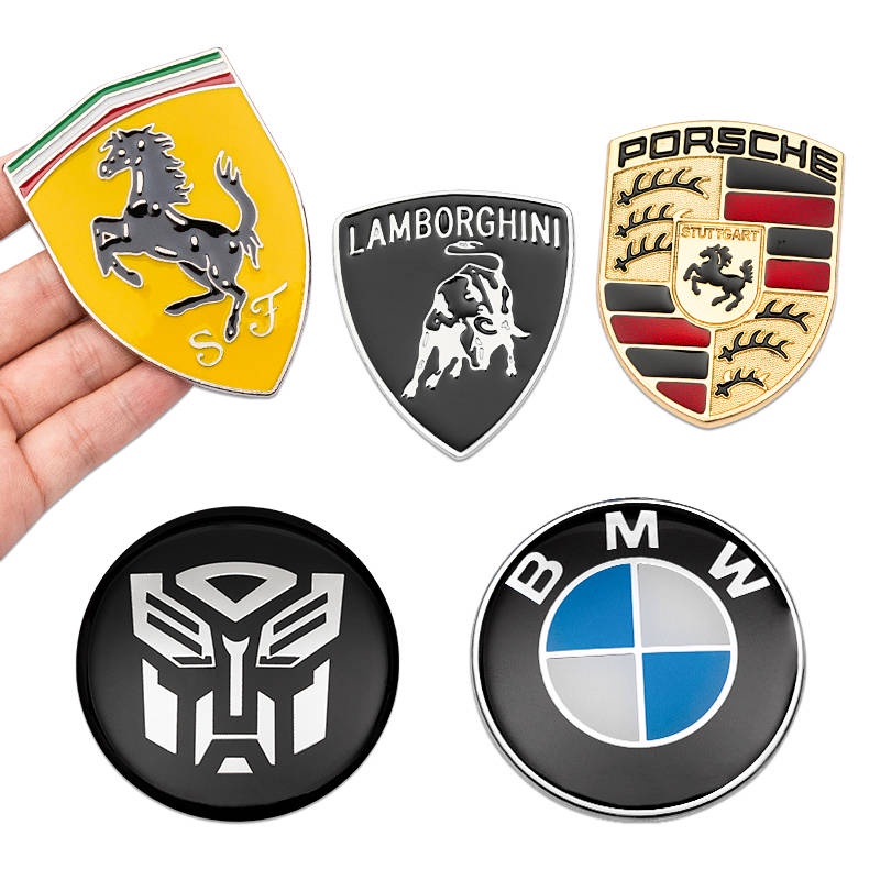 Applicable to Auto Labeling Ferrari Car Sticker Label BMW Car Labeling Porsche Car
