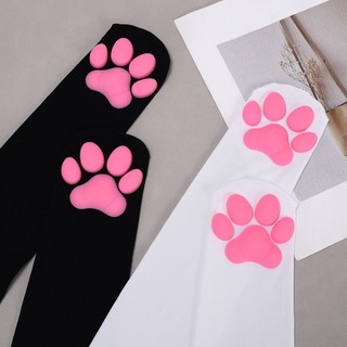 Quần Tất Hình Chân Mèo 3D Phong Cách Lolita Siêu Mềm Mại Co Giãn Gợi Cảm Thời Trang Cho Nữ