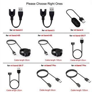 Cáp Sạc Nhanh Cổng USB Cho Xiaomi Mi Band 7 6 5 4 3 2 MiBand 5 6 7 Pro