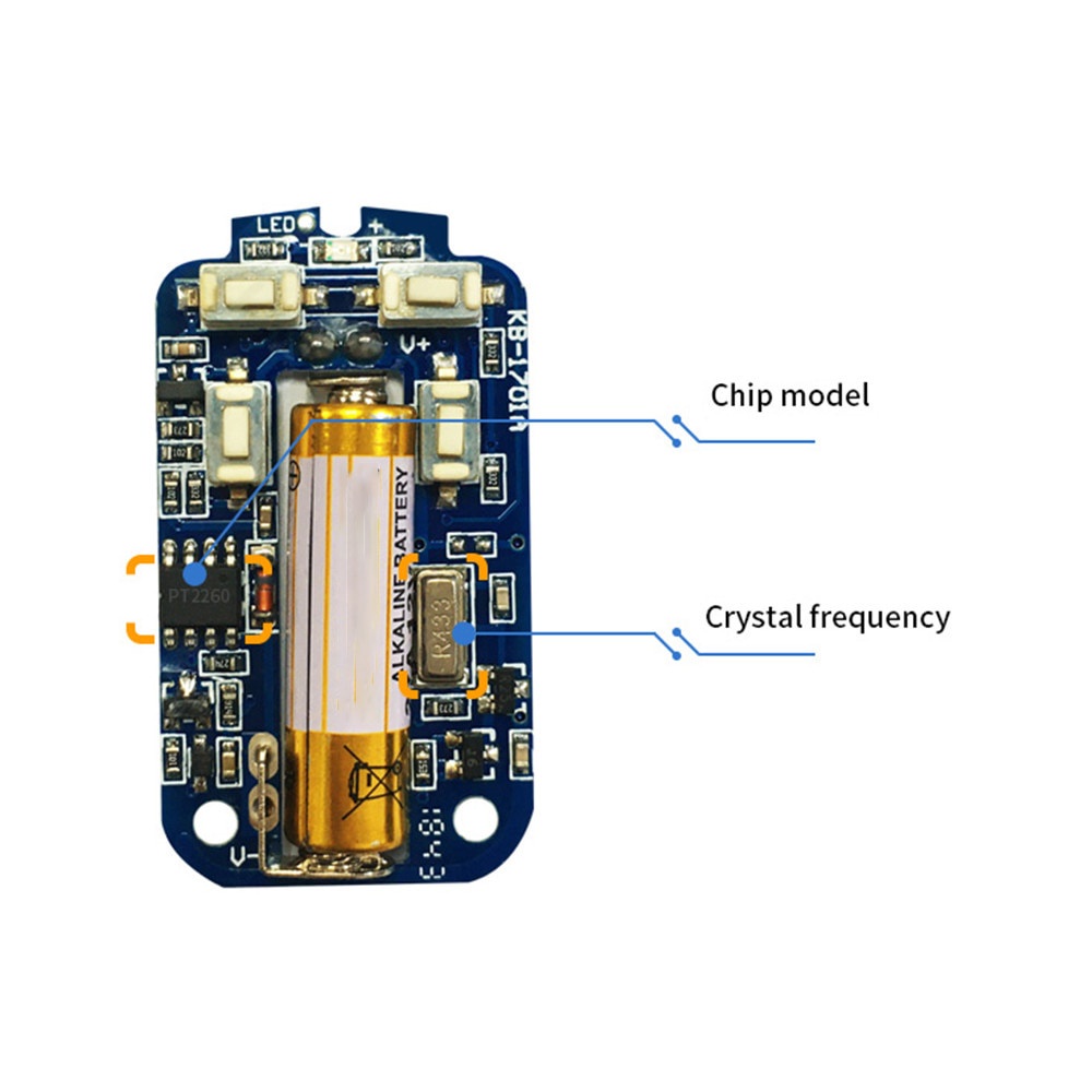 Chìa Khóa Điều Khiển Từ Xa 433mhz 315MHZ 4 Kênh Cho Cổng Ga Ra Xe Hơi