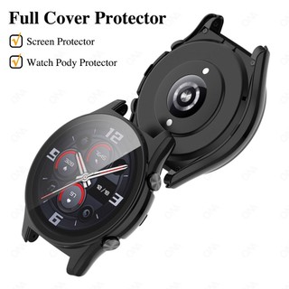 Ốp Bảo Vệ Màn Hình Bằng PC Cứng Chống Trầy Kèm Kính Cường Lực Cho Huawei Honor Watch GS3 GS 3